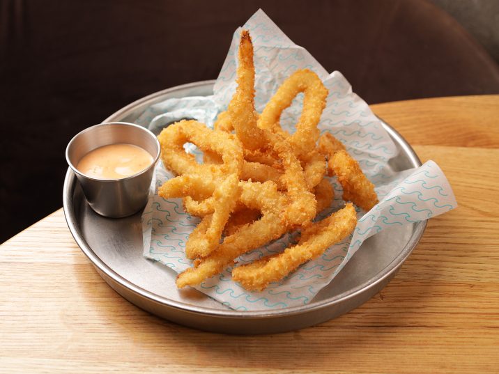 Crispy squid in panko